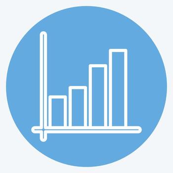 icono modelo matemático. relacionado con el símbolo de aprendizaje automático. estilo de ojos azules. diseño simple editable. ilustración sencilla. iconos vectoriales simples vector