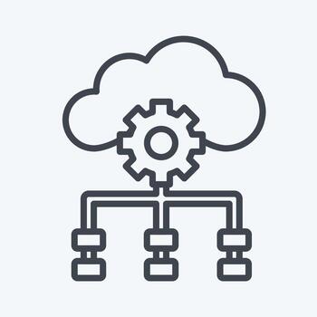 Icon Temporal Difference. related to Machine Learning symbol. line style. simple design editable. simple illustration. simple vector icons