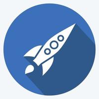 Icon Boosting Algorithms. related to Machine Learning symbol. long shadow style. simple design editable. simple illustration. simple vector icons