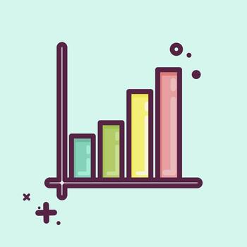 Icon Mathematical Model. related to Machine Learning symbol. MBE style. simple design editable. simple illustration. simple vector icons