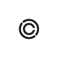 Letter C logo or icon design vector