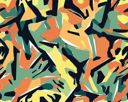 Colorful camouflage safari pattern. Illustration for wallpaper, fabrics, wrappers, postcards, greeting cards, wedding invitations, banners, web. vector