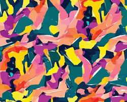 Colorful camouflage safari pattern. Illustration for wallpaper, fabrics, wrappers, postcards, greeting cards, wedding invitations, banners, web. vector