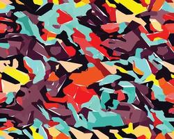 Colorful camouflage safari pattern. Illustration for wallpaper, fabrics, wrappers, postcards, greeting cards, wedding invitations, banners, web. vector