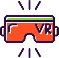 Virtual Reality Vector Icon Design