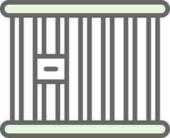 Prison Cell Vector Icon Design