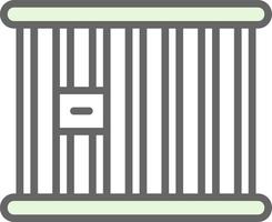 Prison Cell Vector Icon Design