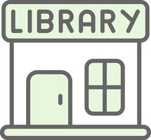 diseño de icono de vector de biblioteca