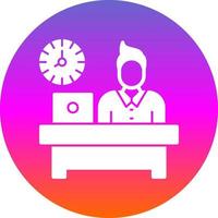 Overtime Vector Icon Design