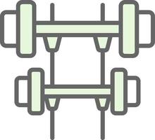 Gym Vector Icon Design