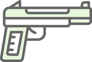 diseño de icono de vector de pistola