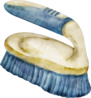 brosse à récurer aquarelle png