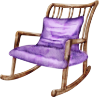 watercolor chair furniture clip art png