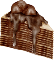 acquerello crespo torta png