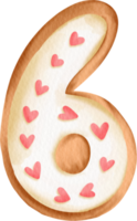 number cookies 6 png