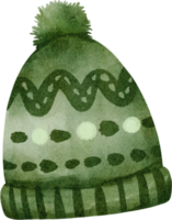 watercolor knit hat png