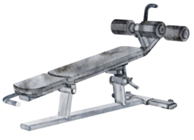 watercolor gym bench png