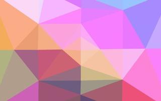 Light Multicolor, Rainbow vector triangle mosaic texture.