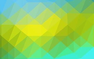 Light Blue, Yellow vector abstract mosaic backdrop.