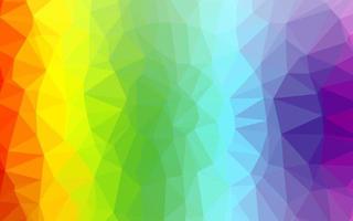 Light Multicolor, Rainbow vector polygon abstract layout.