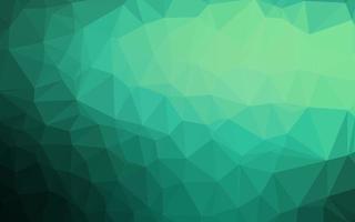 Light Green vector shining triangular template.