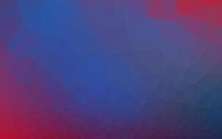 Dark Blue, Red vector polygon abstract background.