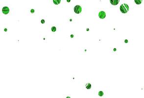 Light green vector template with circles.