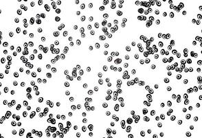 Light Black vector backdrop with dots.