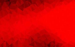 Light Red vector abstract polygonal texture.