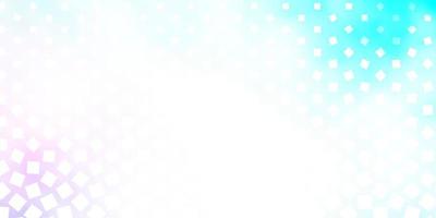 Light Pink, Blue vector backdrop with rectangles.