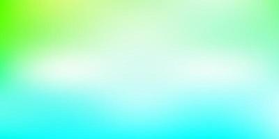 Light blue, green vector blur background.