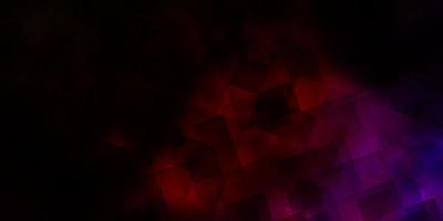 Dark Pink, Red vector backdrop with lines, triangles.