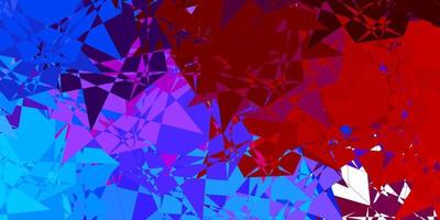 Light Blue, Red vector background with polygonal forms.