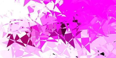 Light pink vector background with polygonal forms.