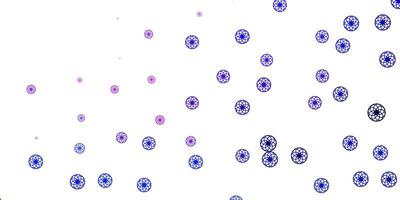 Light Pink, Blue vector texture with disks.