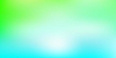 Light blue, green vector gradient blur template.