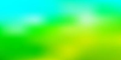 Light blue, green vector gradient blur pattern.