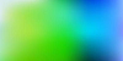 textura de desenfoque de vector azul claro, verde.