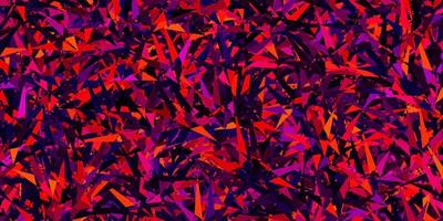 Dark Pink, Red vector background with polygonal style.