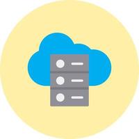 Cloud Server Vector Icon