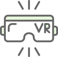 diseño de icono de vector de realidad virtual