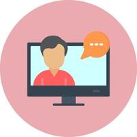 Video Conferencing Vector Icon