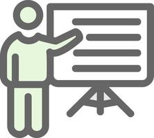 Presentation Vector Icon Design