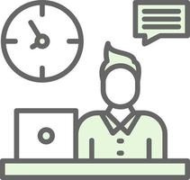 Overwork Vector Icon Design