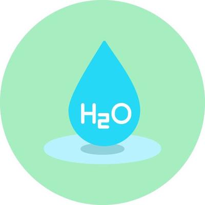 H2o Vector Icon