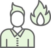 Burnout Vector Icon Design