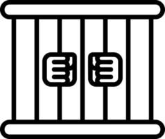 Jail Vector Icon Design