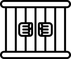 Jail Vector Icon Design