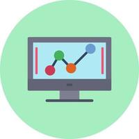 icono de vector de monitoreo seo