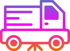 Street Sweeper Vector Icon Design